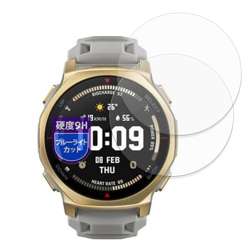 MotoMoto tB Amazfit T-Rex 3 Pro 44mm (2Zbg) p 9H (KX ̍dx) یtB u[CgJbg ˒ጸ {