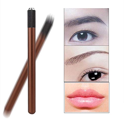 Tattoo Pen, Tattoo Fashion Eyebrow Pen Cosmetic Tattoo Eyebrow Embroidery Pen Holder Shaver Pen Tool Pen Pencil Tattoo Machine #TOP6