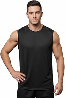 xaavo Men’s Sleeveless Gym T-Shirt | Quick Dry Sports Vest for Workout, Running & Training | Lightweight Breathable Activewear Tank-picture-52