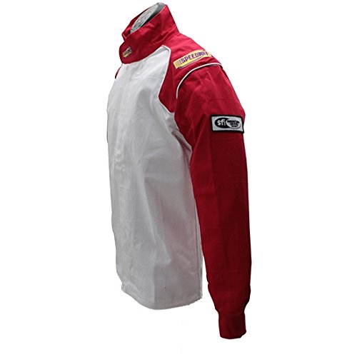 Speedway Motors Red Racing Jacket Only, Sfi-1, Large #TOP5