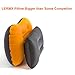 Camping Pillow, LERMX Inflating Travel Pillow, Compressible/Compact/Ergonomic Pillow for Neck & Lumbar Support and a Good Night Sleep While Camp, Hiking, Backpacking