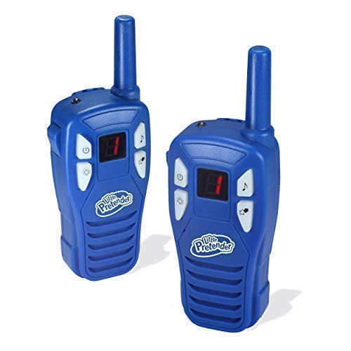 Little Pretender Walkie Talkies for Kids, 2 Mile Range, 3 Channels, Built in Flash Light