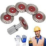 1.57" Diamond Saw Blades Set,Precision Stone Cutting Made Easy,40mm Multi-Functional Professional Mini Diamond Cutting Blade Set,Mini Diamond Blade for Grinder (5pcs)