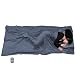 Browint Silk/Cotton Travel Sheet with Double Zippers, 87"x43" Extra Wide Sleep Sheet with Pillow Pocket for Hotel, Lightweight Sleeping Bag Liner for Camping, Sack, Traveler Rectangular