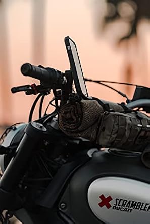 Rokform iPhone 16 Pro Max Crystal Case + Motorcycle Perch Phone Mount