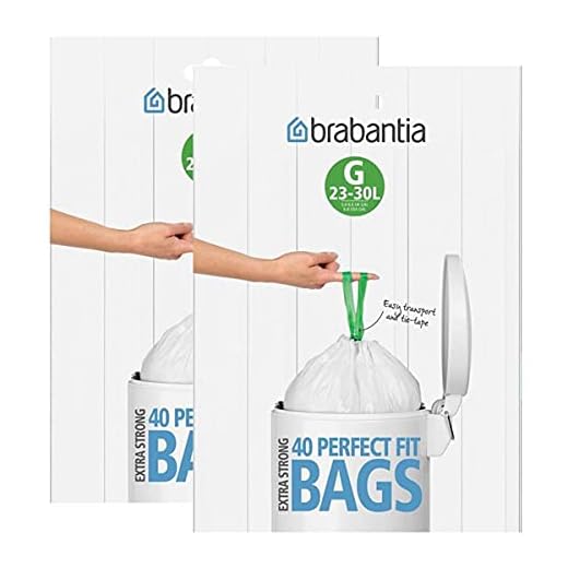 Brabantia Müllsack 23-30 Liter (G) (80 Stuck)