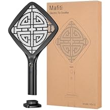 Mafiti Bug Zapper 3000V Mini Electric Fly Swatter with LED Light,Bug Zapper Indoor with Safety Grid for Home,Kitchen&Outdoor Camping-AA Battery Powered not incl.