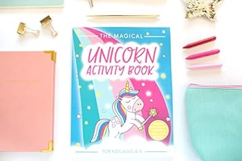 The Magical Unicorn Activity Book for Kids Ages 4-8: A Fun and Educational Children’s Workbook for Unicorn Coloring, How to Draw for Kids, Spot the ... Mazes, Dot to Dot and Word Search Puzzles