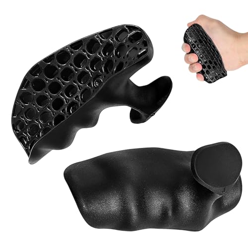 Healife Guantes de entrenamiento de fuerza, guantes de gimnasio, sin dedos, portátiles, ligeros, para culturismo, levantamiento de hombros, levantamiento de pesas