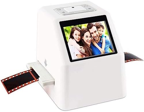 Escáner De Diapositivas De Película, 8 Escáner De Fotos Negativas, Escáner De Película De Diapositivas De 35 Mm Convertidor De Película Digital De Alta Resolución 22mp 2.4 «LCD