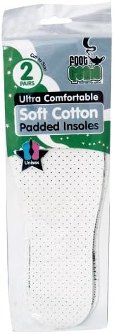 Soft Cotton Padded Insoles 2 Pairs (Pack of 4)