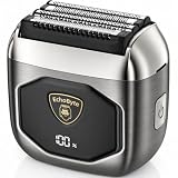 Electric Foil Shaver for Men: Full Metal Body & 4-Blade Floating Head