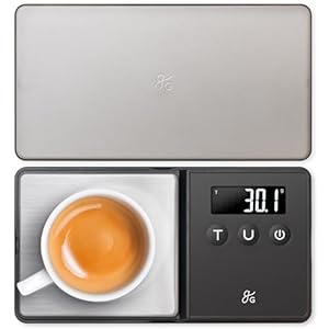 Greater Goods Digital Espresso & Coffee Scale – 750 x 0.1g, Mini Scale with 6 Units of Measurement