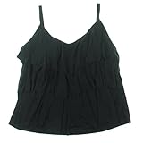 Kenneth Cole Reaction Women's Plus-Size Ruffle Shuffle Tiered Tankini