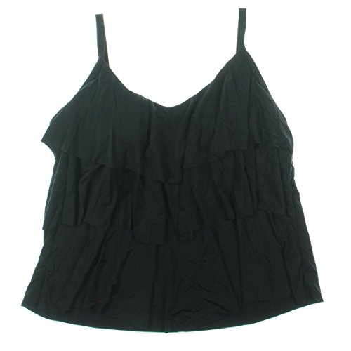 Kenneth Cole Reaction Women's Plus-Size Ruffle Shuffle Tiered Tankini