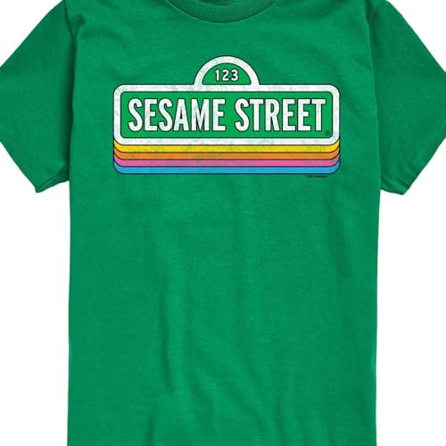 Sesame Street - Logo Repeated- Toddler and Youth Short Sleeve Graphic T-Shirt3
