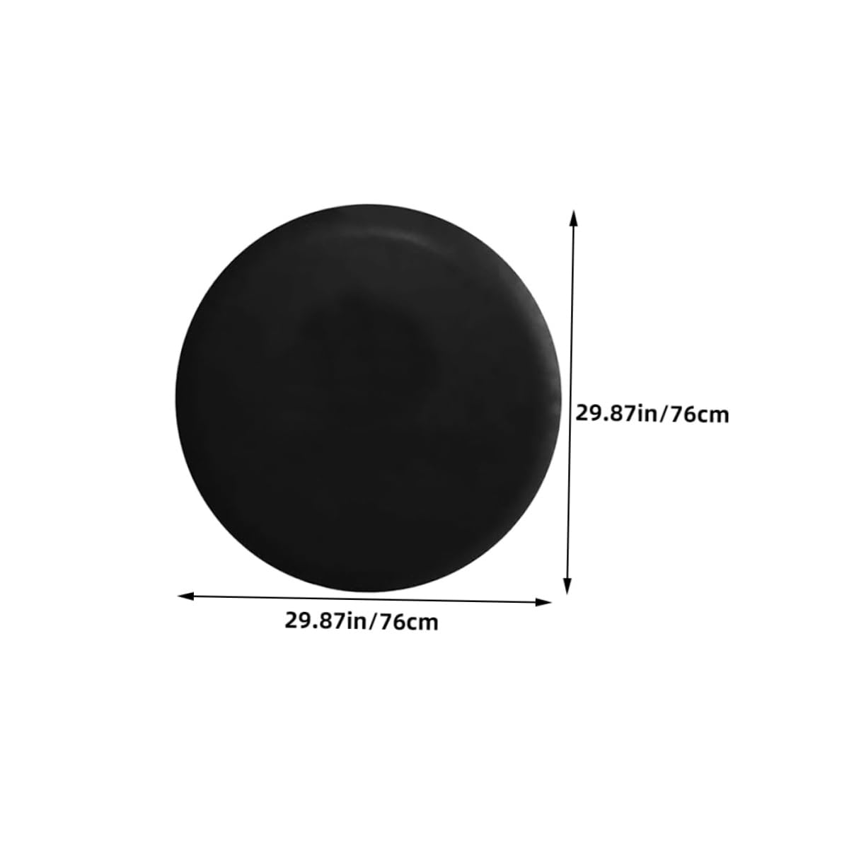Cubierta para Neumático de Repuesto de 15 Pulgadas PVC Negra
