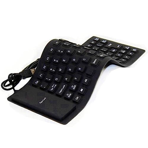 Clavier d'ordinateur USB étanche et pliable mini format