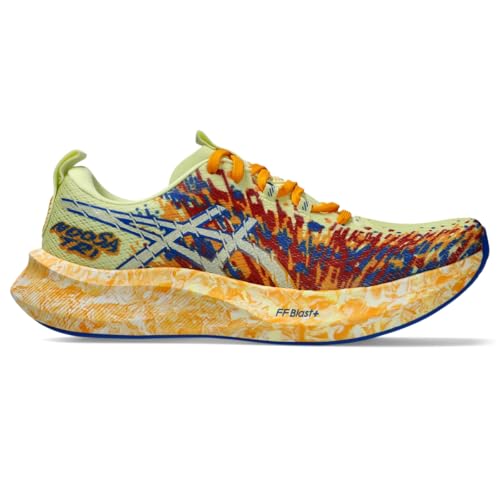 ASICS Noosa TRI 16 - Tenis de correr para hombre, Amarillo Huddle / Azul Ilusión, 42.5 EU