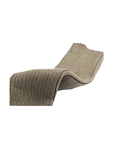 Image of uxcell Women's Knitted Design Solid Warm Thick Knee High Length Ribbed Leg Warmers