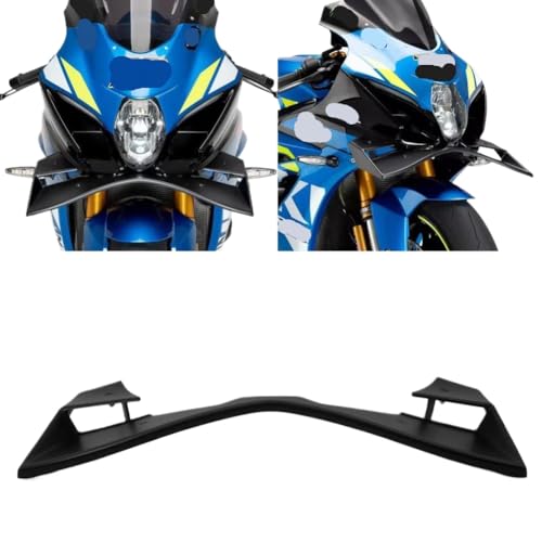 Kit d'ailes aérodynamiques moto GSX-R 1000 de 2017 à 2025 spoiler noir
