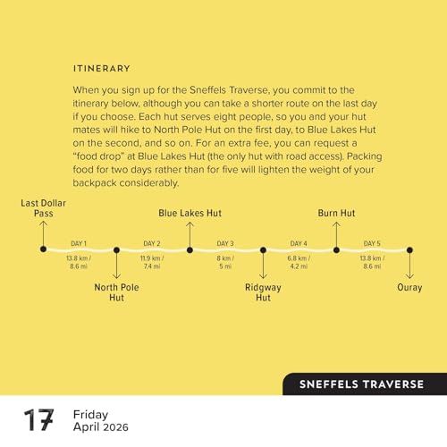 Walks of the World Page-A-Day® Calendar 2026: 25 Epic Treks and Multiday Hikes - Image 20