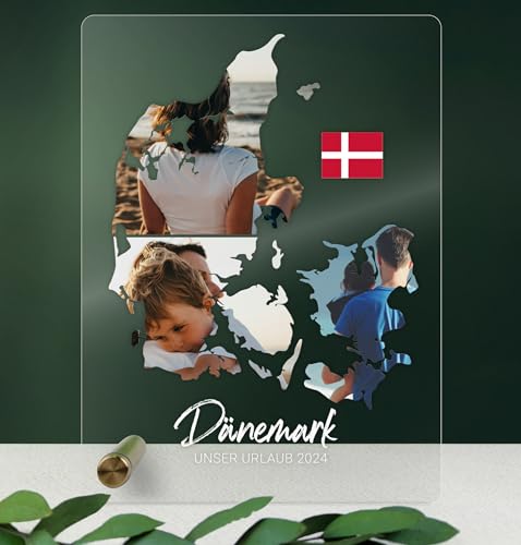 Generisch Dänemark Geschenk - Dänemark Deko Acryl Foto Geschenk personalisiert - Kopenhagen, Dänemark Urlaub, Nyhavn, Dänemark Geschenkidee, Dänemark Geschenke, Dänemark Souvenir, Kreidefelsen
