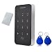 Touch Keypad Cabinet Lock Electronic Cabinet Lock Kit Set with RFID Keys & 5V DC Power Port Backup for Jewelry Box Baby Proof Closet Medicine Cabinet Cupboard