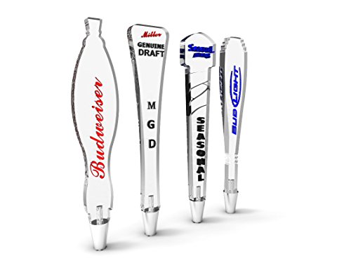 Fixturedisplays® Clear Acrylic Beer Tap Handle Draft Pub Style Bar Budweiser 14104 14104 #TOP5