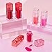ETUDE Dear Darling Oil Tint #5 Red Oil 4.2g | High Moisturizing and Strong Hydrating Lip Oil/Lip Gloss | Smooth and Moist Lips | Non-Sticky Lip Oil Tint For Dry Lips | K-beauty