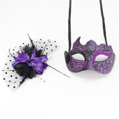Feathered Masquerade Halloween Party Eye Flower Decoration Masquerade Half Face For Women Cosplay – Image 5