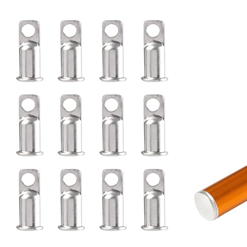BRILLIANCE4U Aluminum Tent Pole End Tips Replacement, Flat...