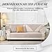 Alishomtll Sofabezug 1/2/3/4 Sitzer, Universelle Wasserdicht Sofa Überzug Ecksofa, L Form Couch Überzug, Hund Katze Anti-rutsch Sofaüberwurfe Sofaschoner für Wohnzimmer (Hellbraun, 70x70cm)