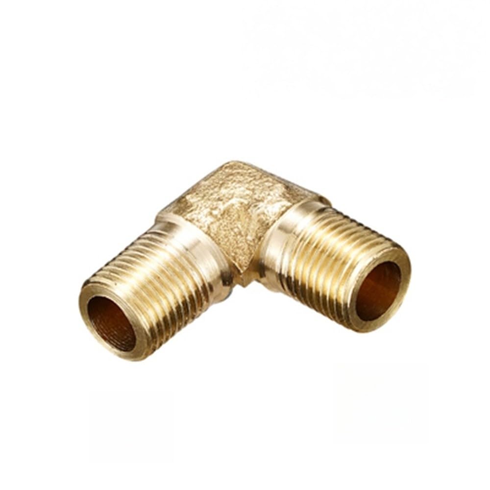 Raccord coudé en laiton à 90° (filetage femelle x mâle) 1/8", 1/4", 3/8", 1/2", M 01