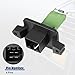 ACROPIX Car HVAC Blower Motor Resistor Heater Fit for Dodge Challenger Charger for Chrysler 300 2008-2010 NO. 68037310AB - Pack of 1 Black