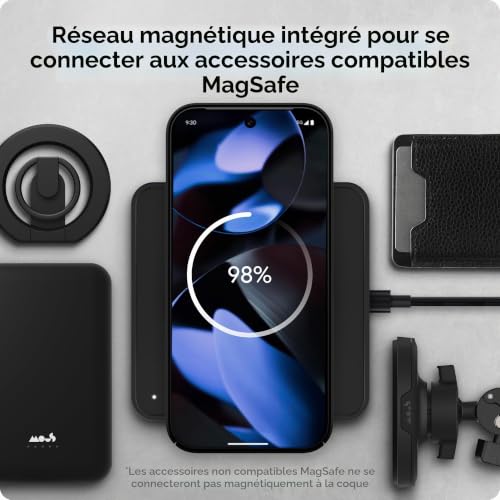 Coque Google Pixel 9 Pro XL fine Mous anti-rayures compatible MagSafe - 5