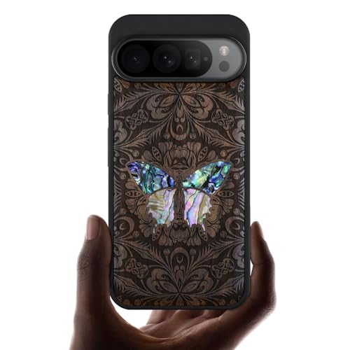 Coque bois et coquille Pixel 9 Pro XL : protection gravée laser antichoc Carveit