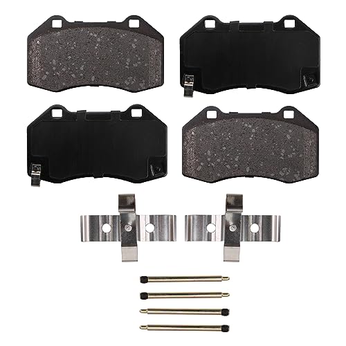 Image of Detroit Axle - Front & Rear Ceramic Brake Pads w /Hardware & Fluid & Cleaner | for 2008-2010 Chevrolet Cobalt SS 2.0L ONLY