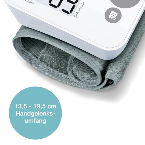 Sanitas SBC 22 Handgelenk-Blutdruckmessgerät (vollautomatische Blutdruck und Pulsmessung,...