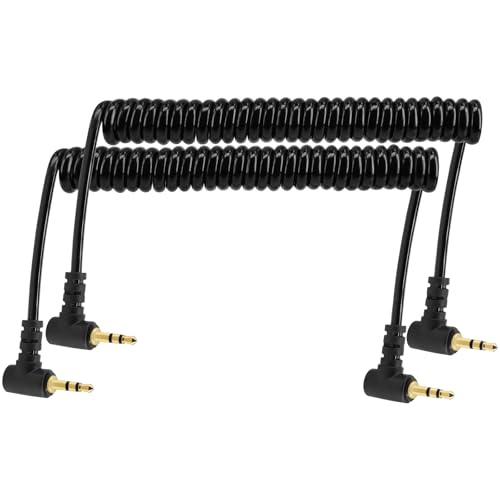 Cable Adaptador de Audio 2,5 mm en Espiral, Pack 2 miniatura 5