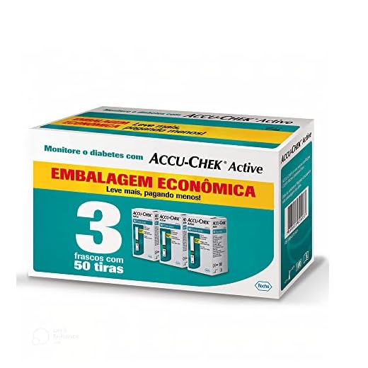 Kit 3x50 Accu-Chek Active (150 Tiras Reagentes)