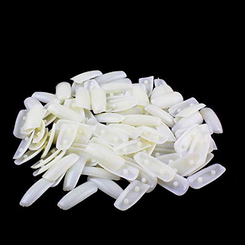 Leby 2Pcs Nail Art Practice Display Training Stand Holder Frame+100Pcs Natural Removable Practice False Nail Tips Kit Set #TOP3