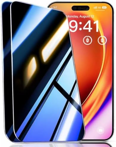UNBREAK Glass for iPhone 16 Pro Privacy Screen Protector (13FT Mi...