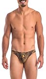 Gary Majdell Sport Men's Thong Underwear Snake Print Small