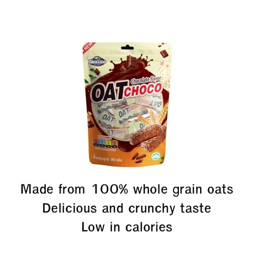 Image of Oat Choco - Chocolate Flavored Oat Bar (80g) pack of3, 1pack /8 Pcs.