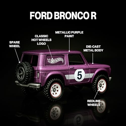 Image of Hot Wheels Collector Edition | Premium Die-Cast Metal Car for Kids & Collectors | Rare One-Time Release Model for Boys | No Restock Limited Edition (Ford Bronco R)