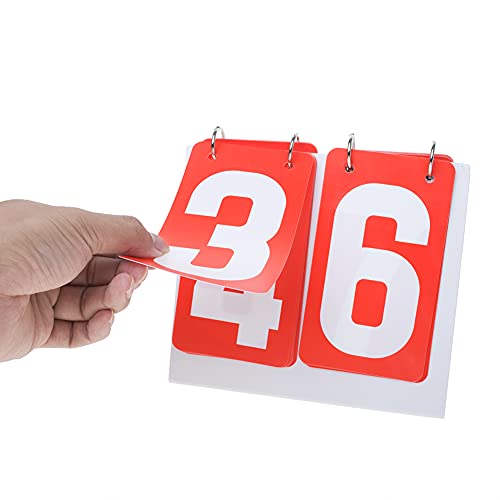 GOGO Scoreboard Flip Score Keeper Bulk for Basketball Game, Portable Scoreboard Up to 99 - Green - Thumbnail 6