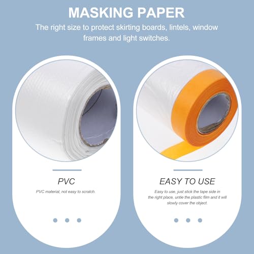 Película de enmascarar para pintar estancias de casa sin manchar el mobiliario 5