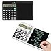Solar Battery Calculator Writing Board Large Display Lightweight Quiet for Office School