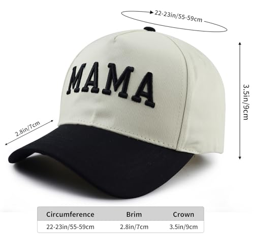 Image of Dad Mom Papa Mama Mini Trucker Hat for Men Women, Matching Parent-Child Cap